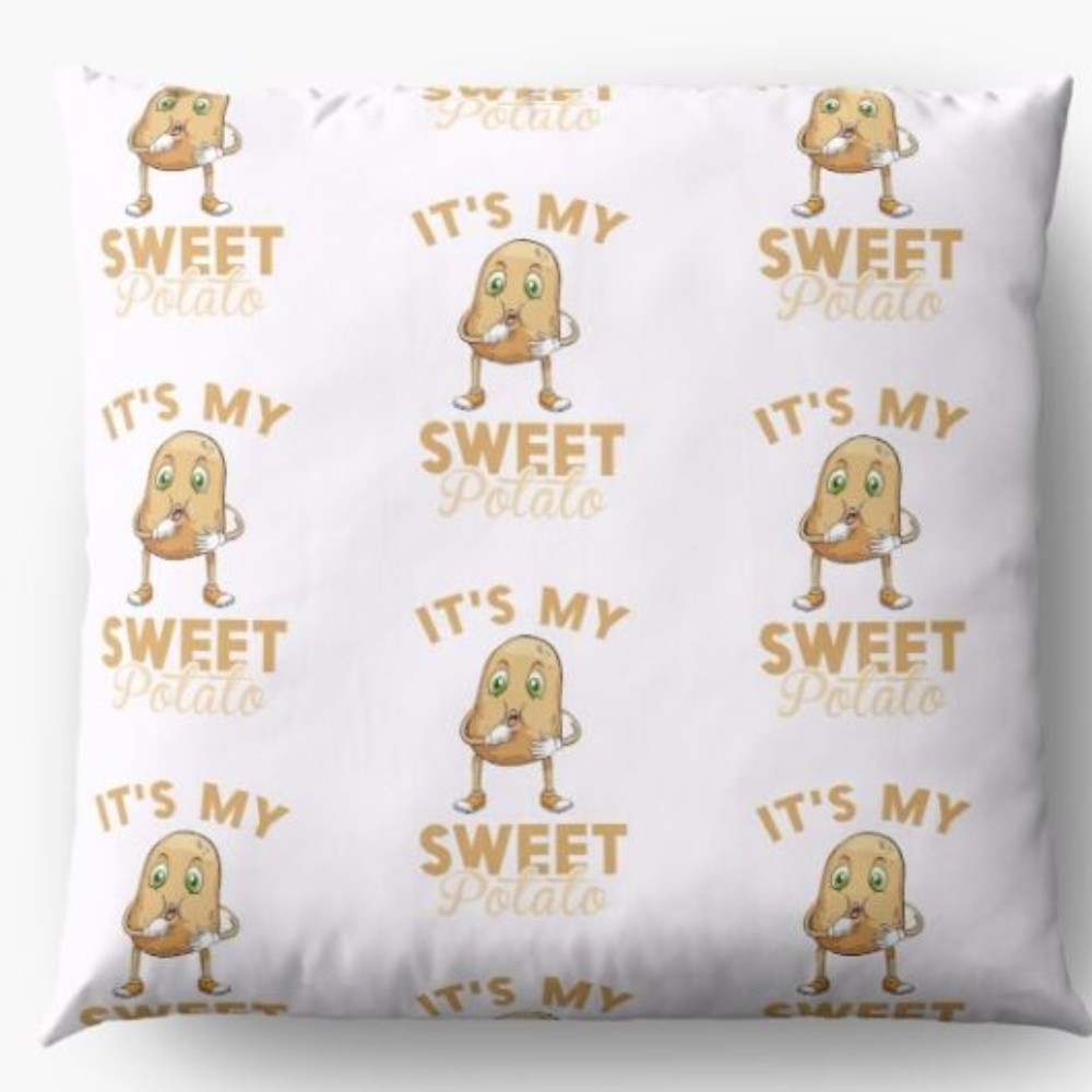 It's My Sweet Potato Floor Pillow